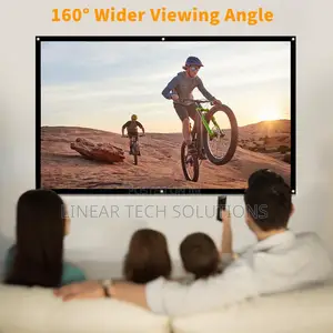 180*180cm Wall Projector Screen 16:9 Hd Foldable