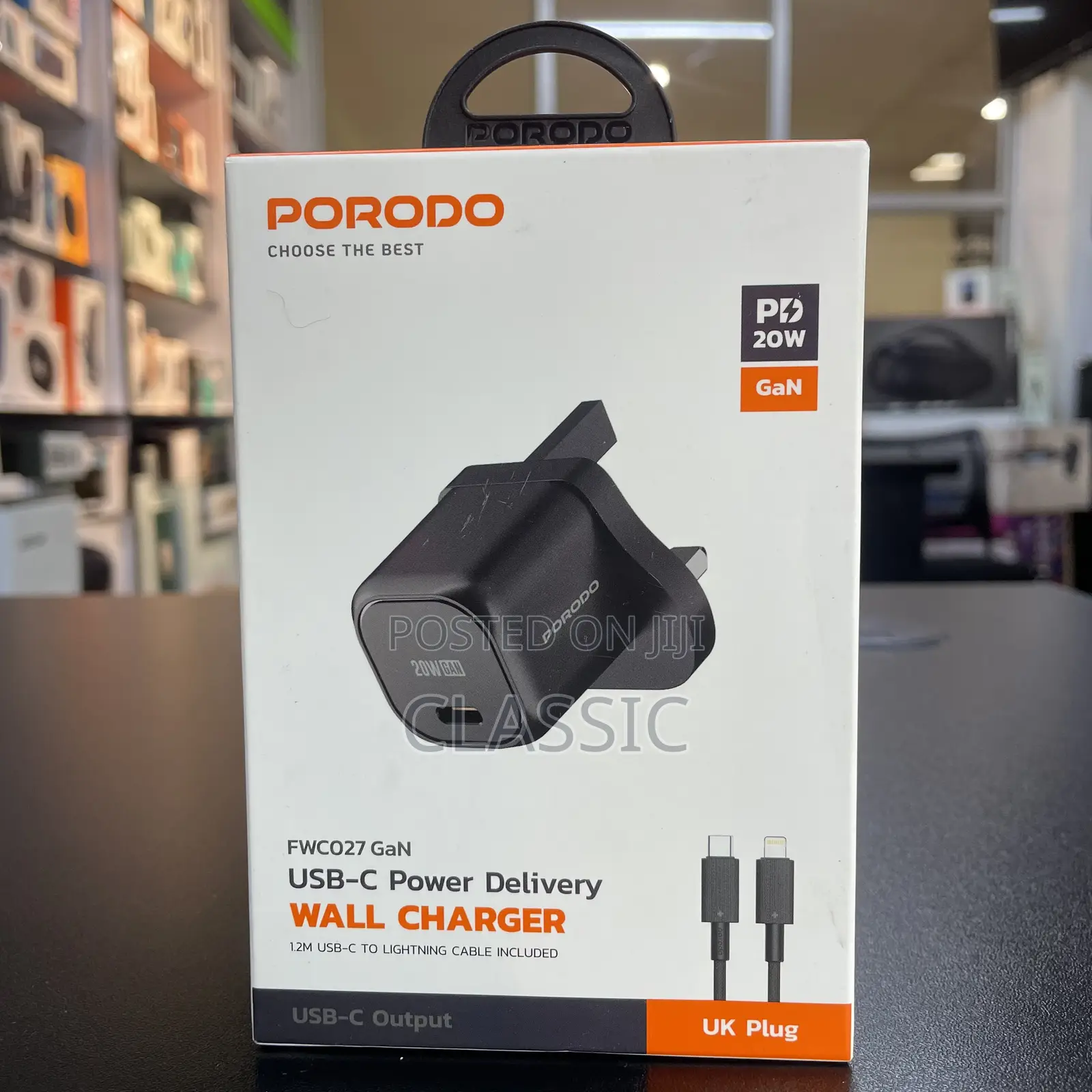 Porodo Usb-C to Usb C Power Delivery Quick Charger