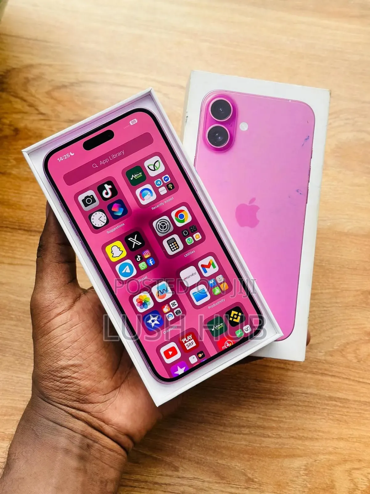 New Apple iPhone 16 Plus 128 GB Pink