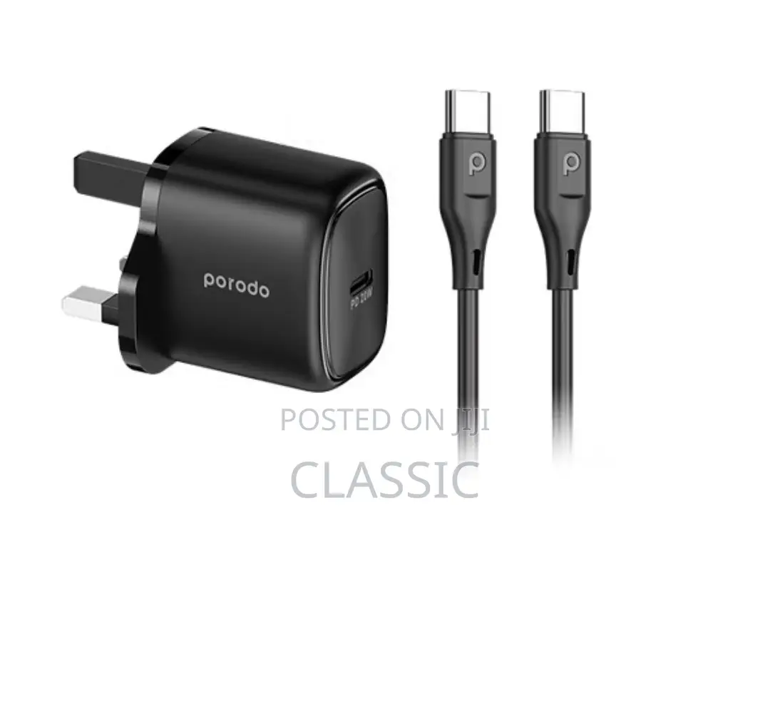 Porodo Usb-C to Usb C Power Delivery Quick Charger
