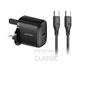 Porodo Usb-C to Usb C Power Delivery Quick Charger