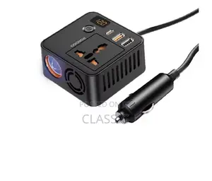 Porodo Universal Black Ac Power Inverter