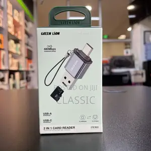 Green Lion 2-in-1 Card Reader