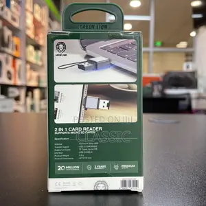 Green Lion 2-in-1 Card Reader