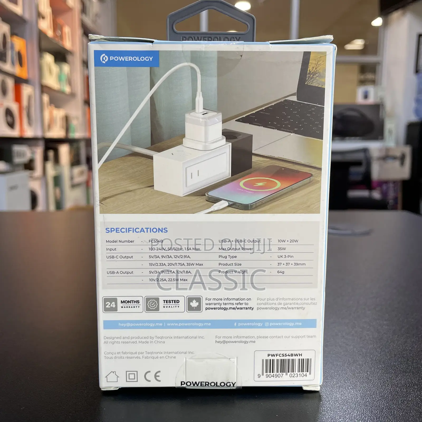 Powerology Lunex Series Fast Charging Adapter Pd 35w