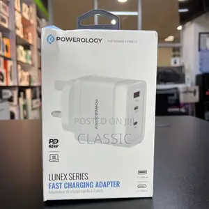 Powerology Lunex Series Fast Charging Adapter Pd 65w