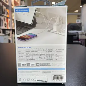 Powerology Lunex Series Fast Charging Adapter Pd 65w