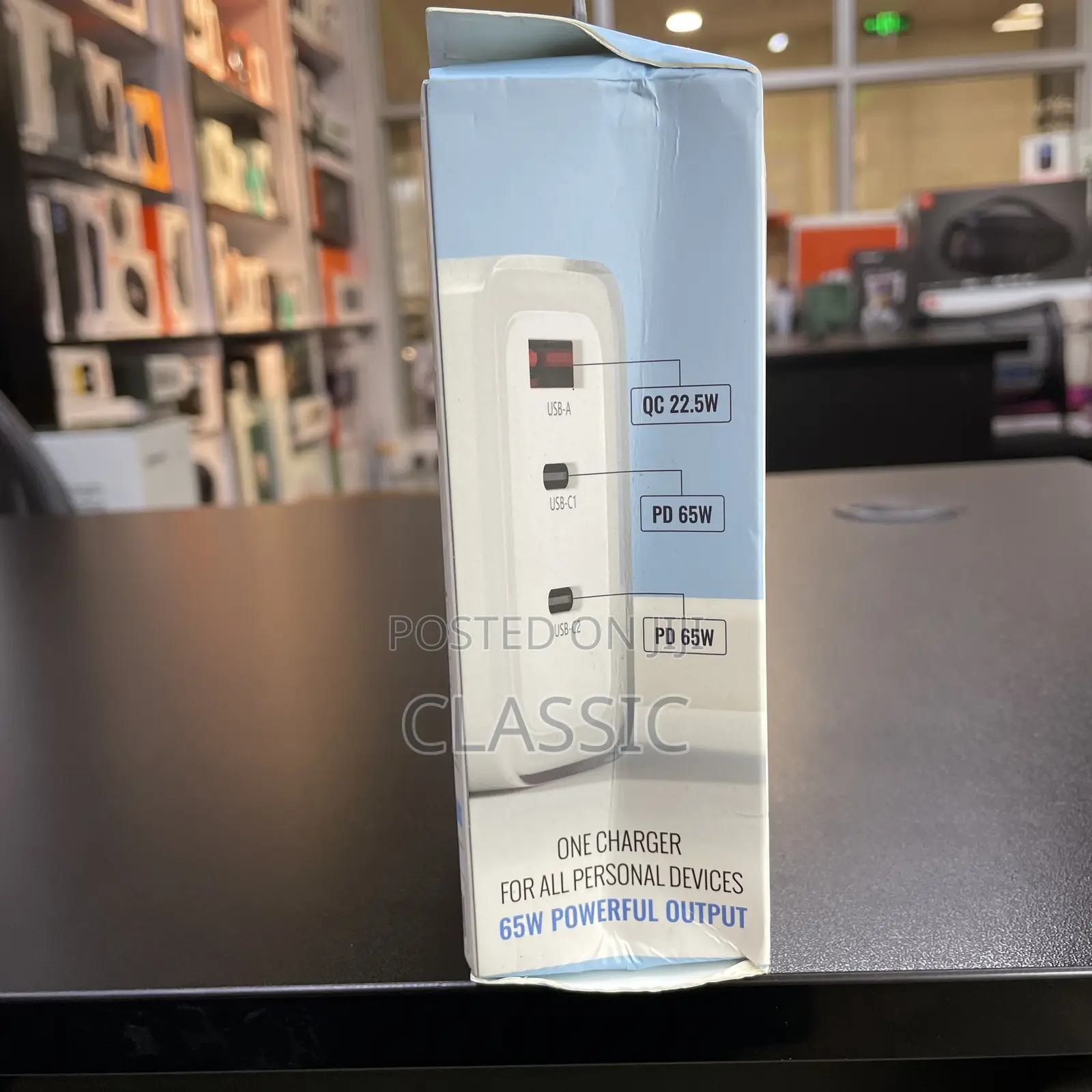 Powerology Lunex Series Fast Charging Adapter Pd 65w