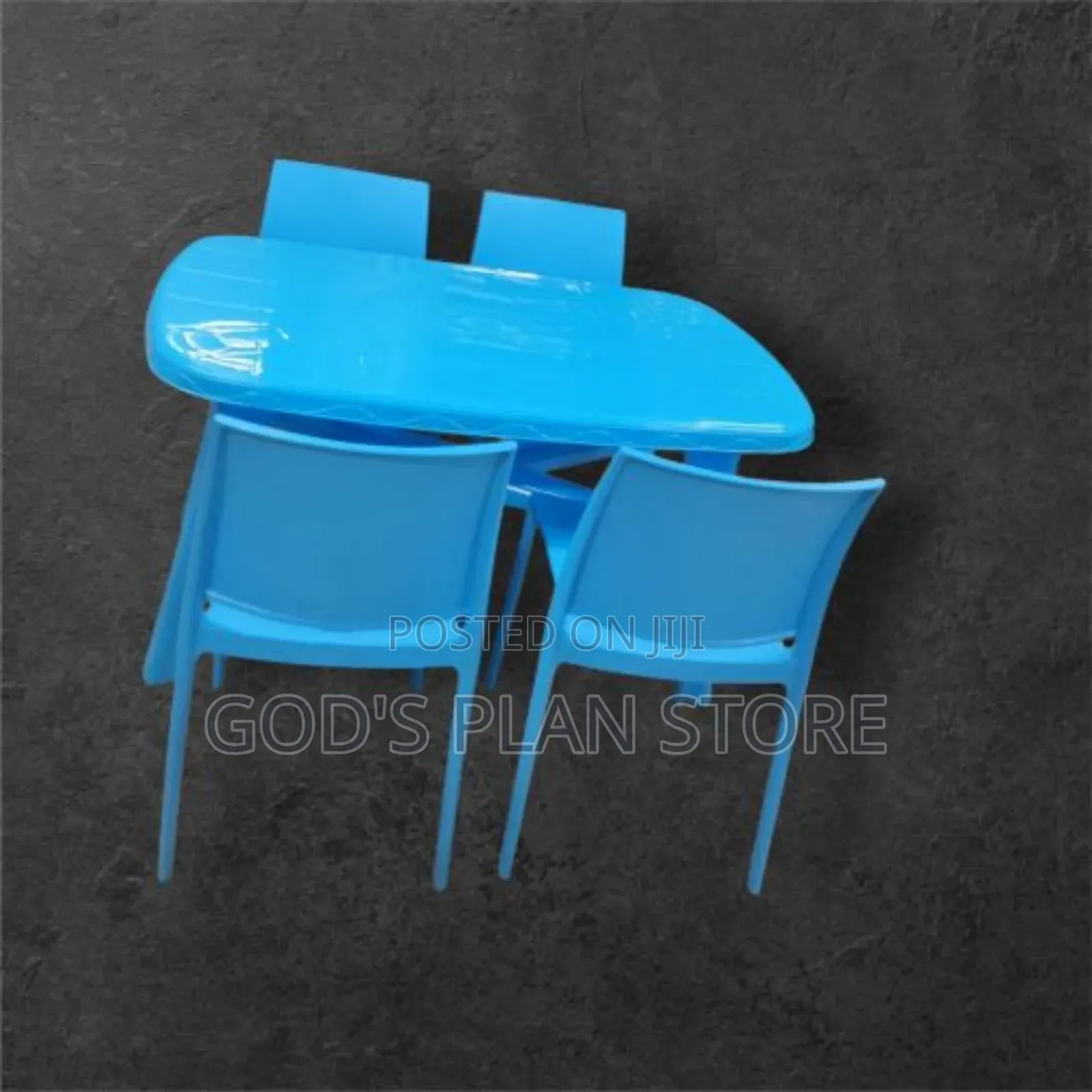 Genuine Restaurant Plastic Table and Chairs Set