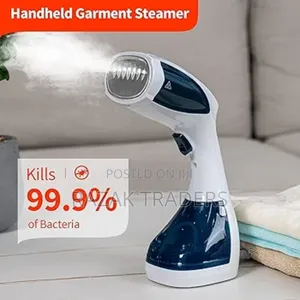 Portable Garment Steamer, 200ml, 25sec, 12min, Anti Calc Lint Remover,