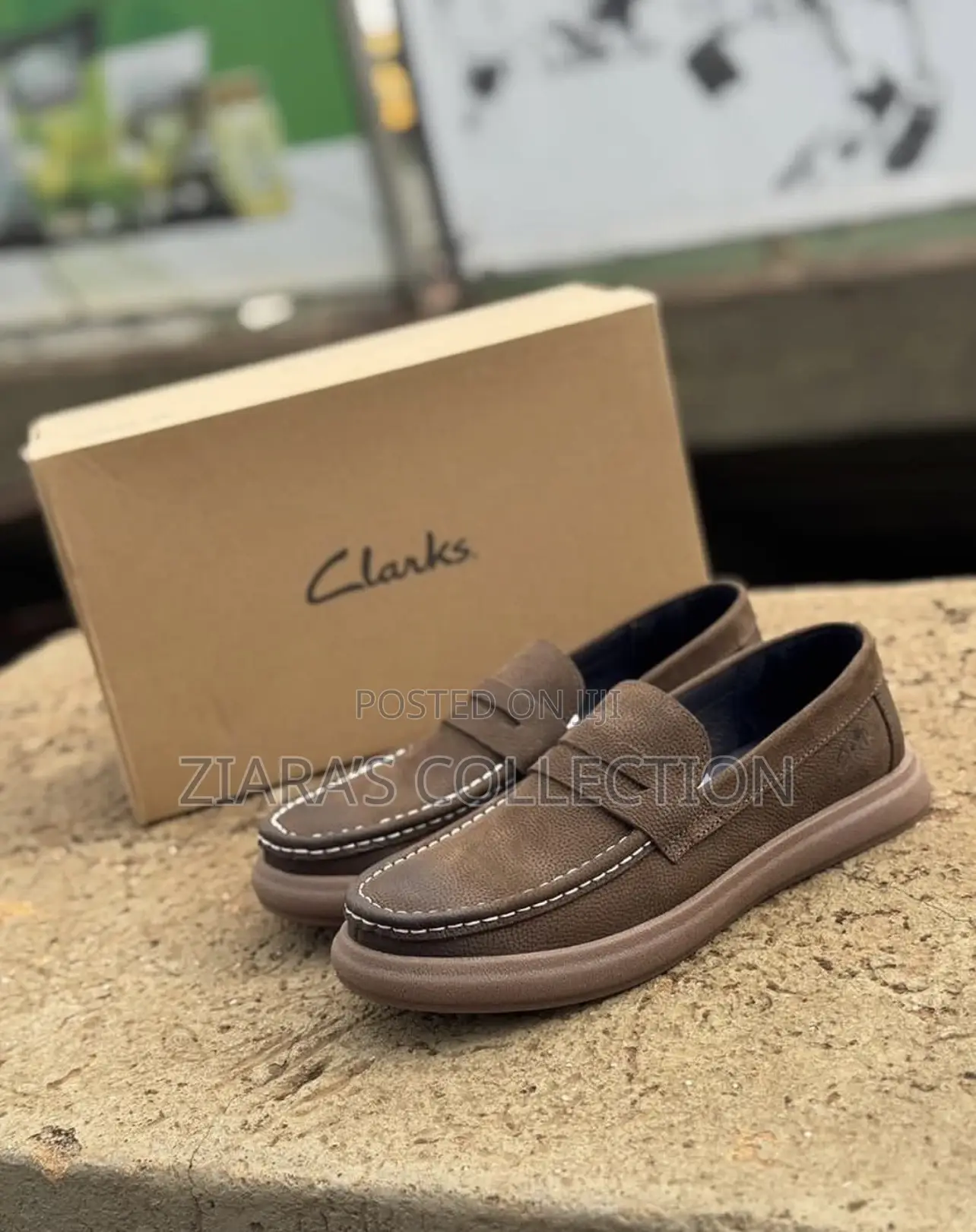 Brown Clark’S Loafers