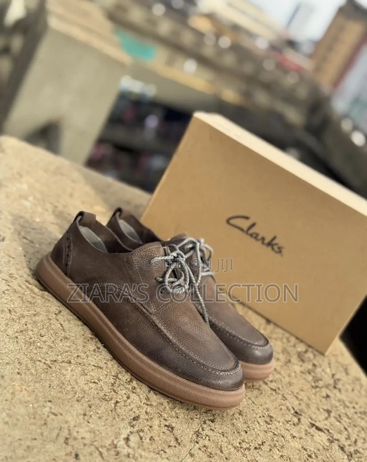 Brown Clark’S Leather Shoes