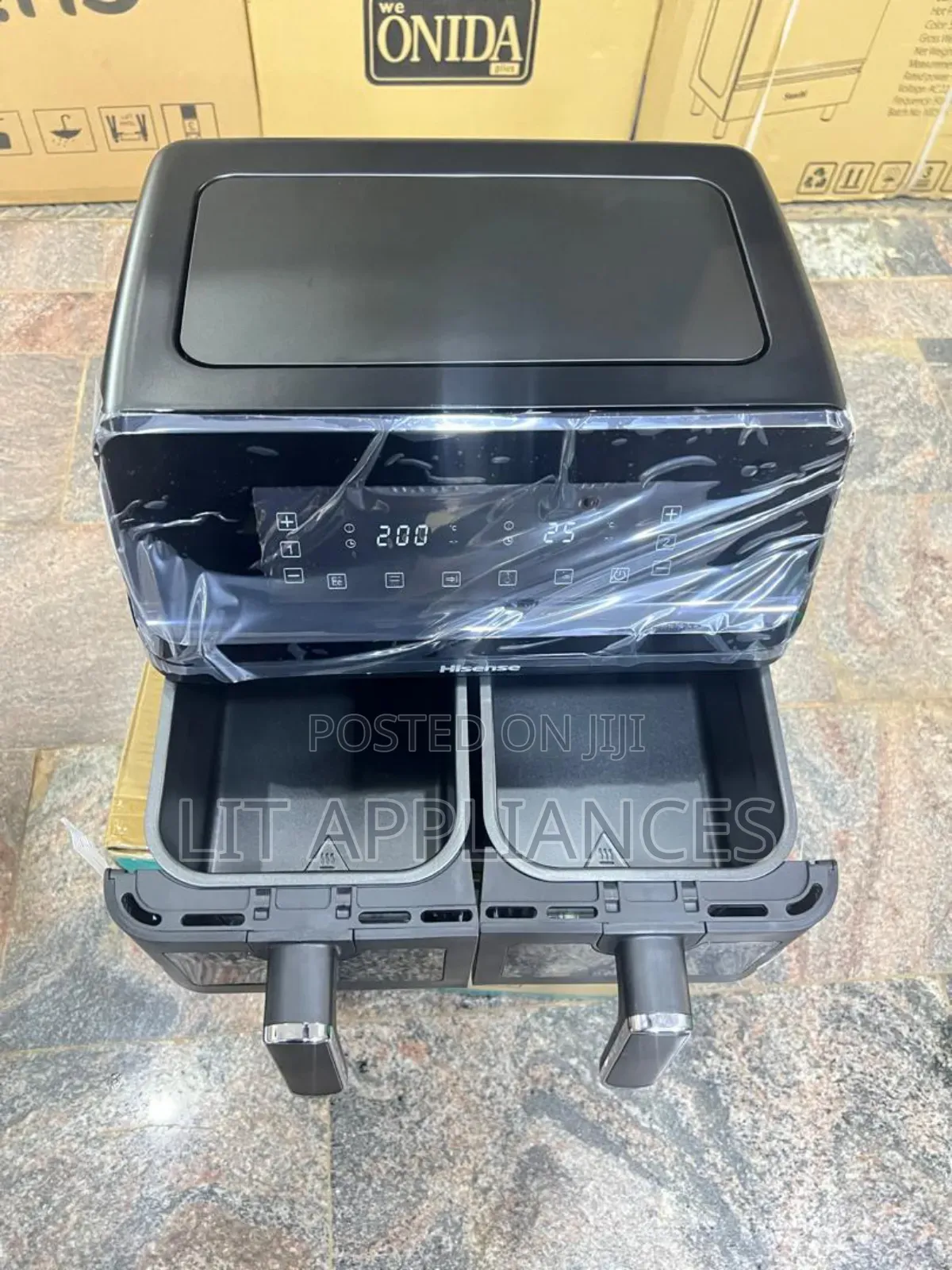 Hisense 8l Dual Airfryer Digital.