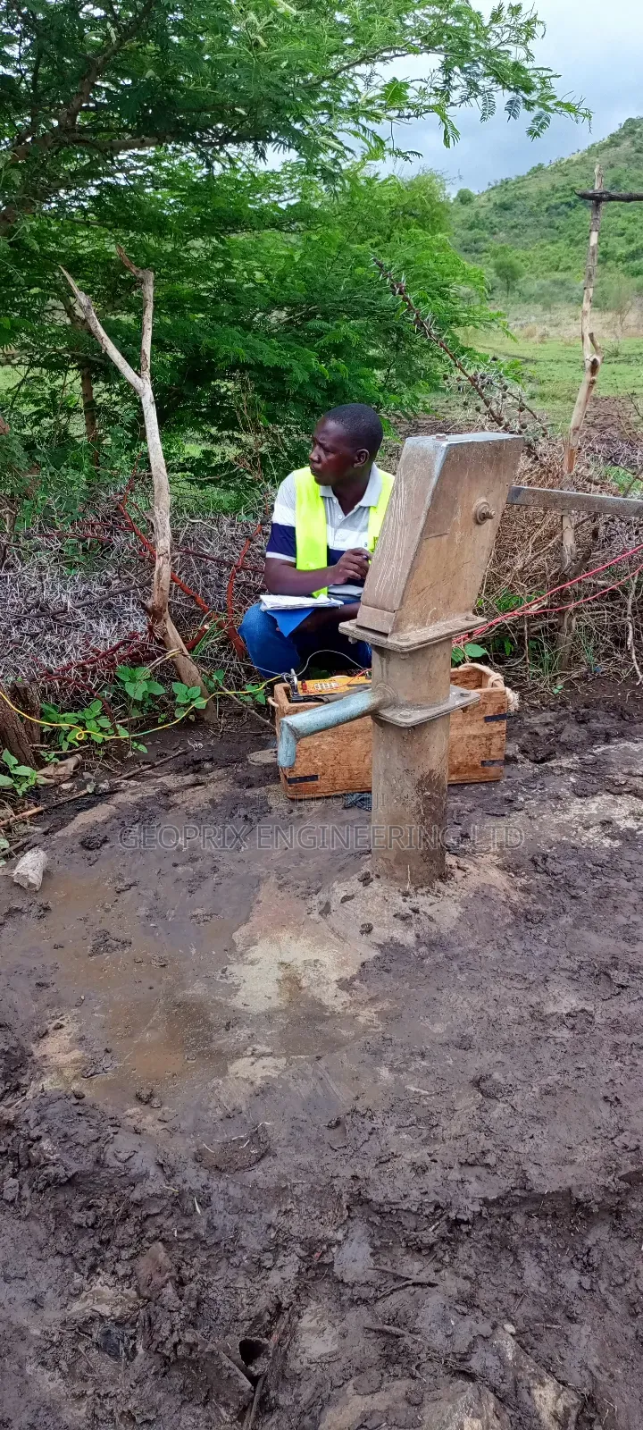 Borehole Survey and Drilling, Pump Installation and Tank Construction