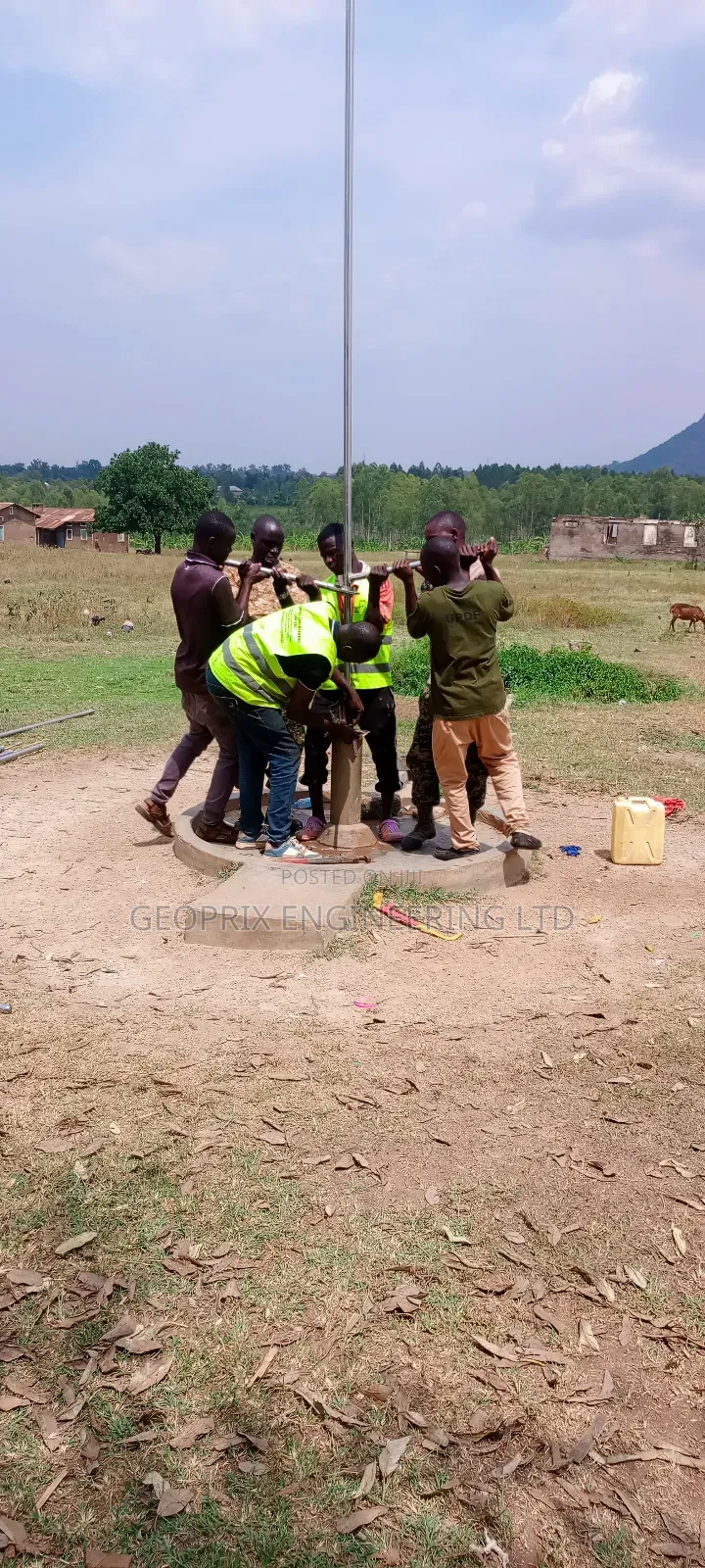 Borehole Survey and Drilling, Pump Installation and Tank Construction