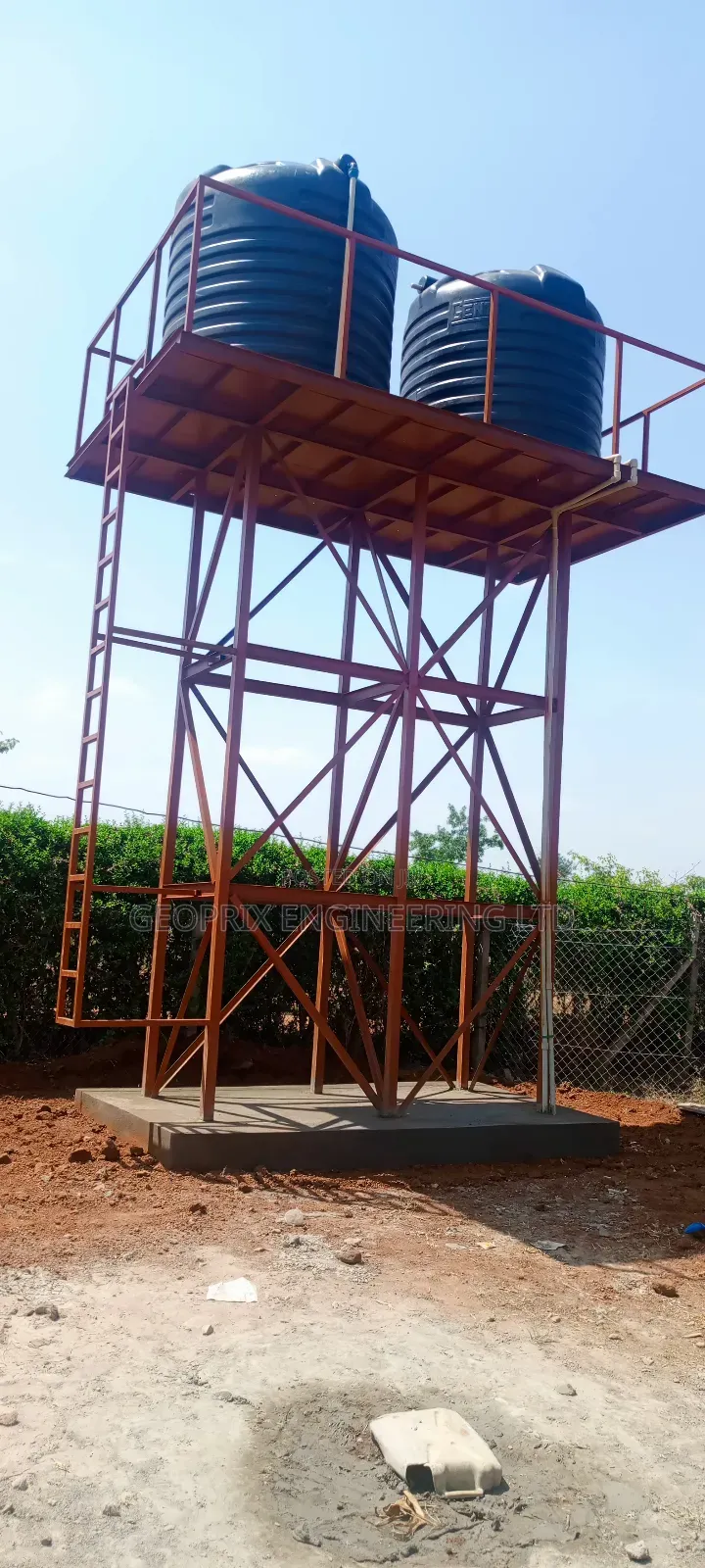 Borehole Survey and Drilling, Pump Installation and Tank Construction