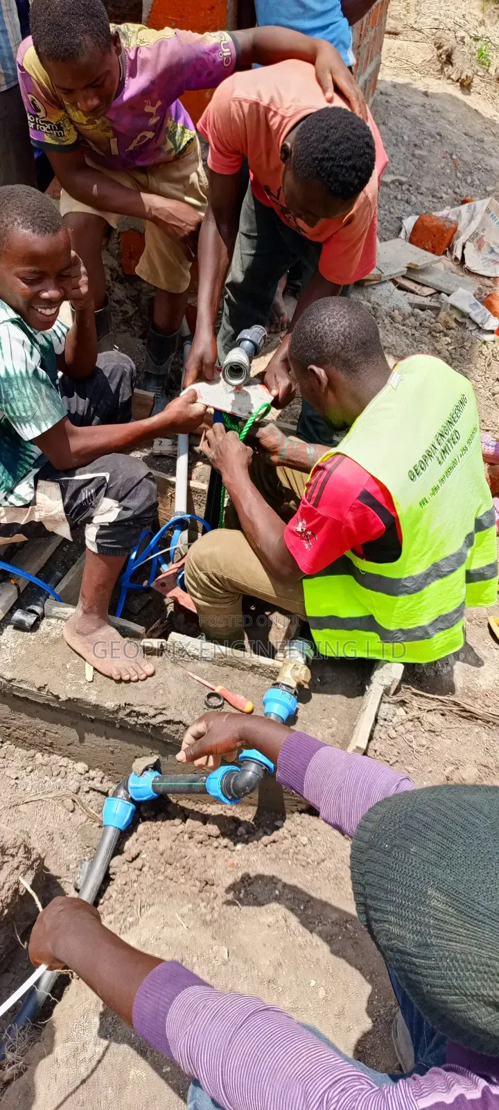 Borehole Survey and Drilling, Pump Installation and Tank Construction