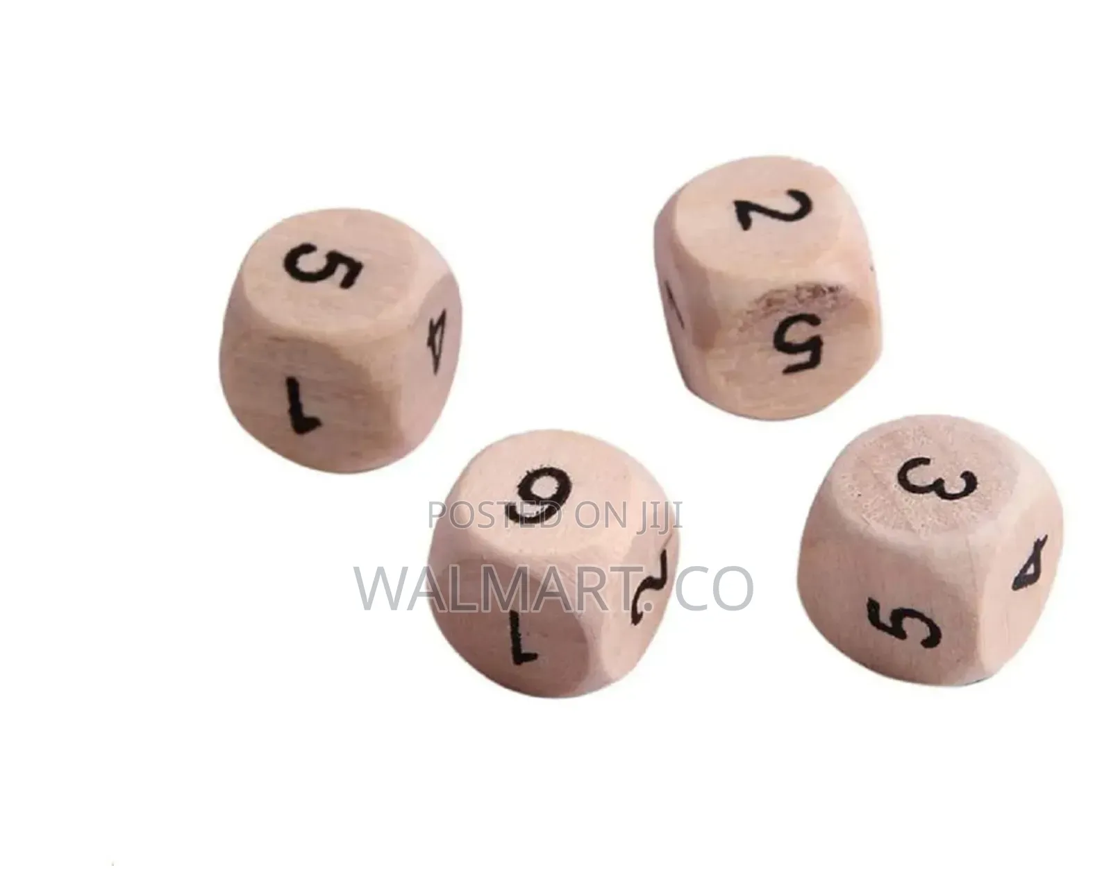 54 Pieces Wooden Jenga Blocks With 4 PCS Dice