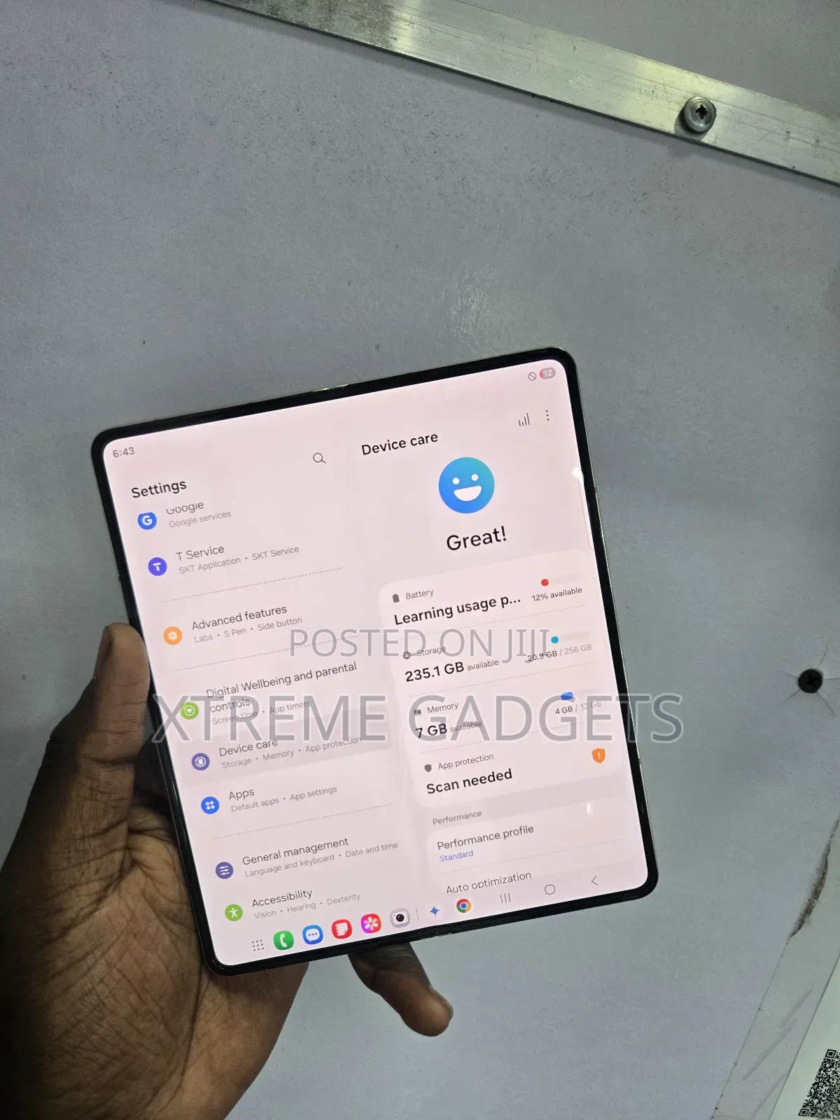 Samsung Galaxy Z Fold4 256 GB Gold