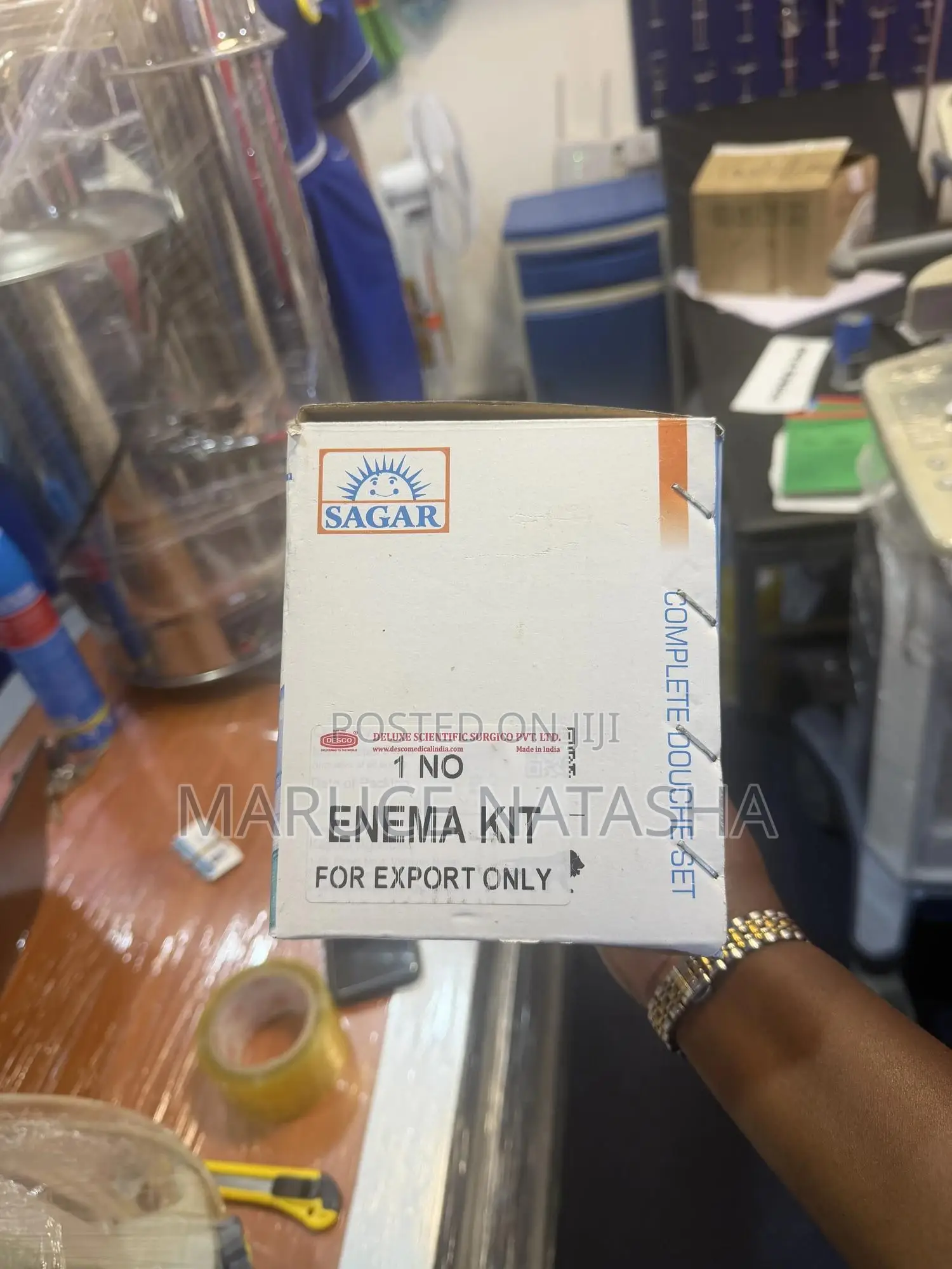 A Set of an Enema Kit