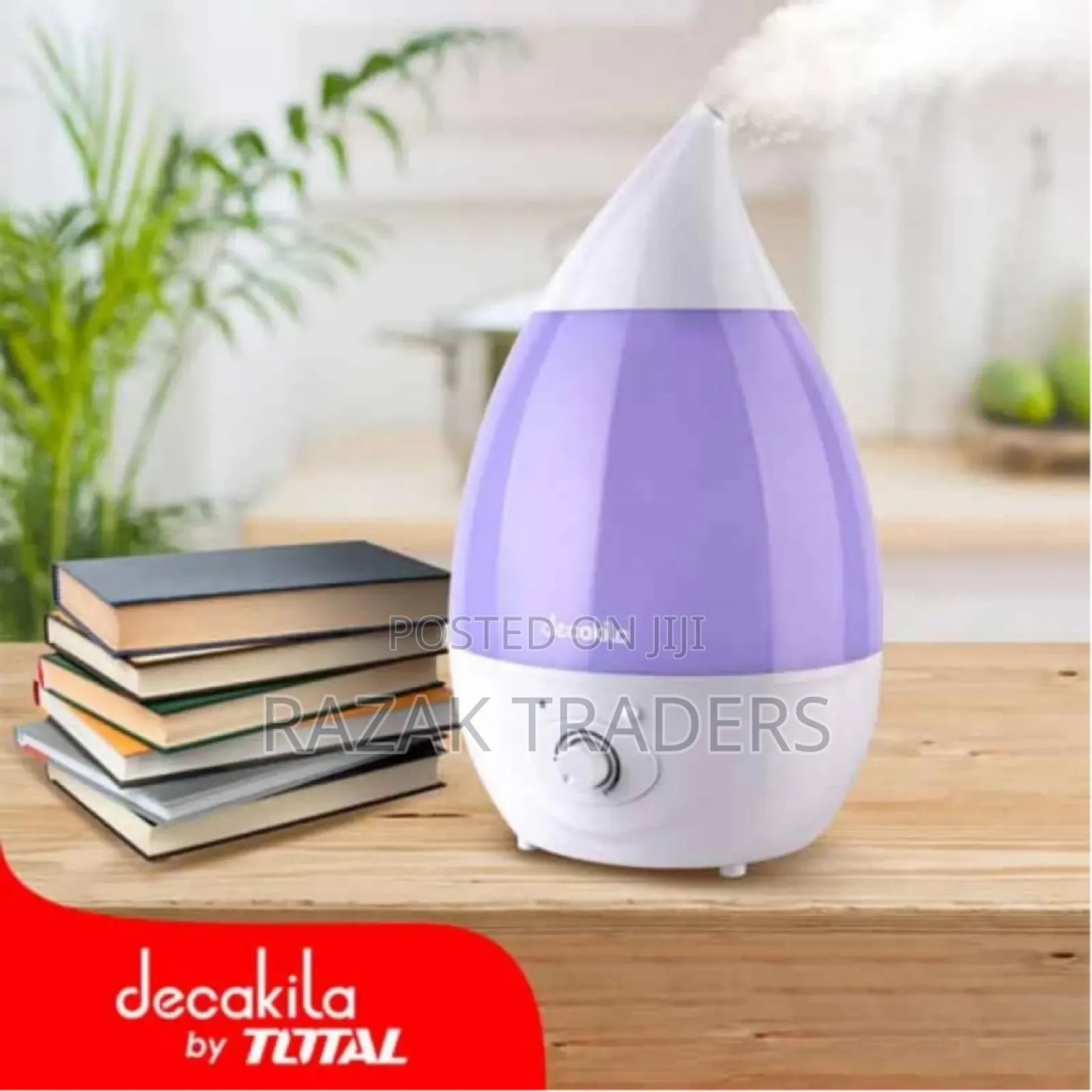 Decakila Humidifier Ultrasonic 1.6l 25w Coverage Area: 25-30 Square Mt