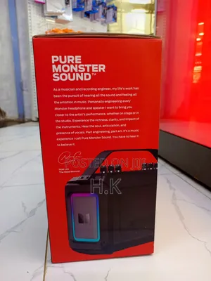 Monster Adventurer 1000 Portable Outdoor Speaker.