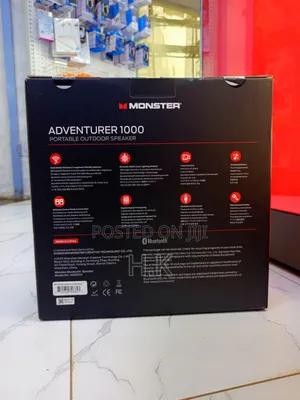 Monster Adventurer 1000 Portable Outdoor Speaker.