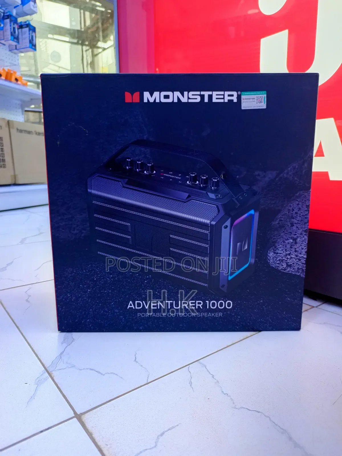 Monster Adventurer 1000 Portable Outdoor Speaker.