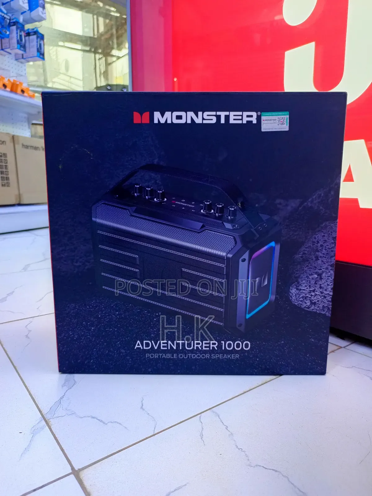 Monster Adventurer 1000 Portable Outdoor Speaker.