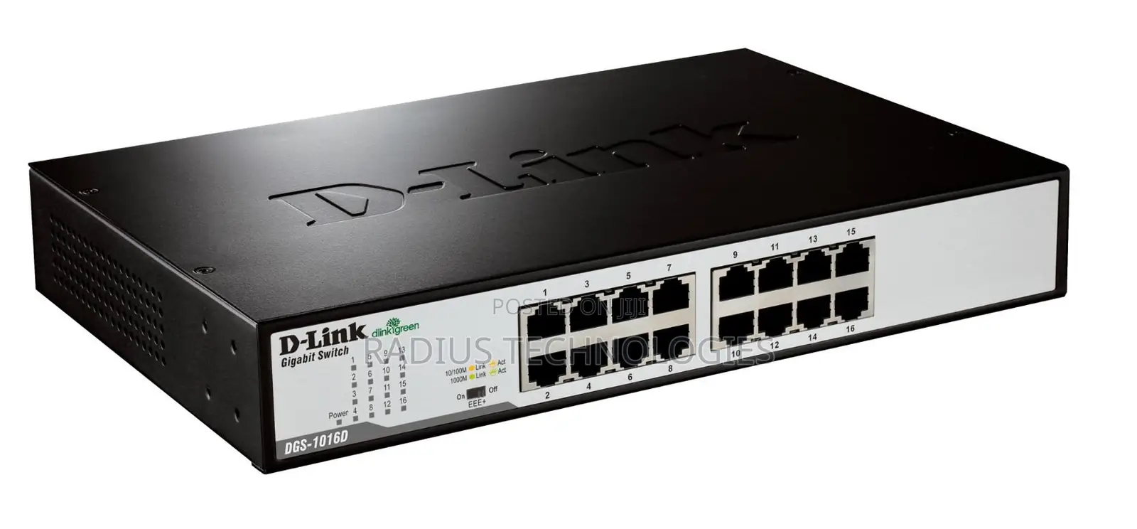 D-Link DGS-F1016 – 16-Port Gigabit Unmanaged Ethernet Switch