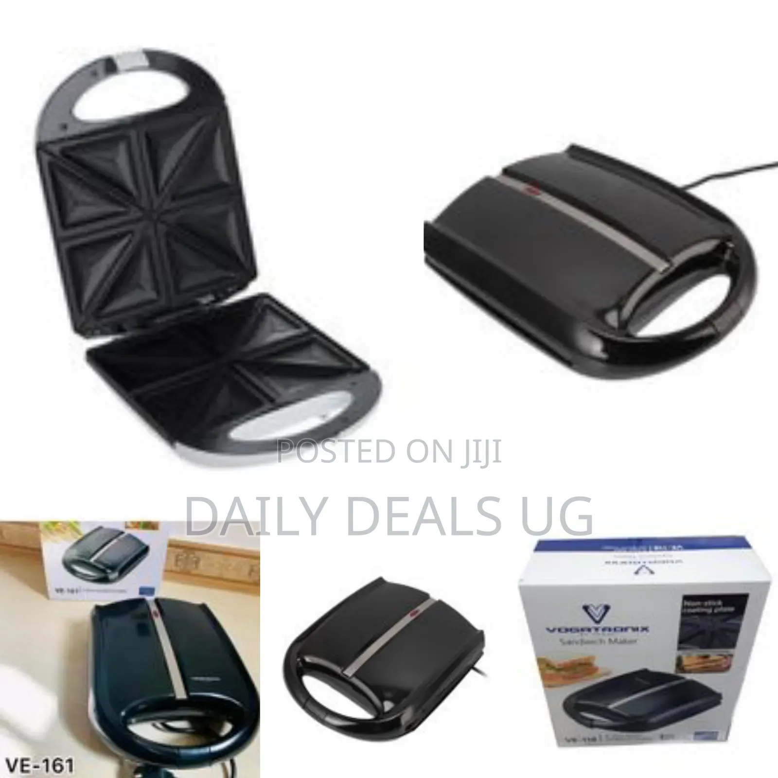 4 Slice 1200w Electric Large Sandwich Maker Machine Grill Plate