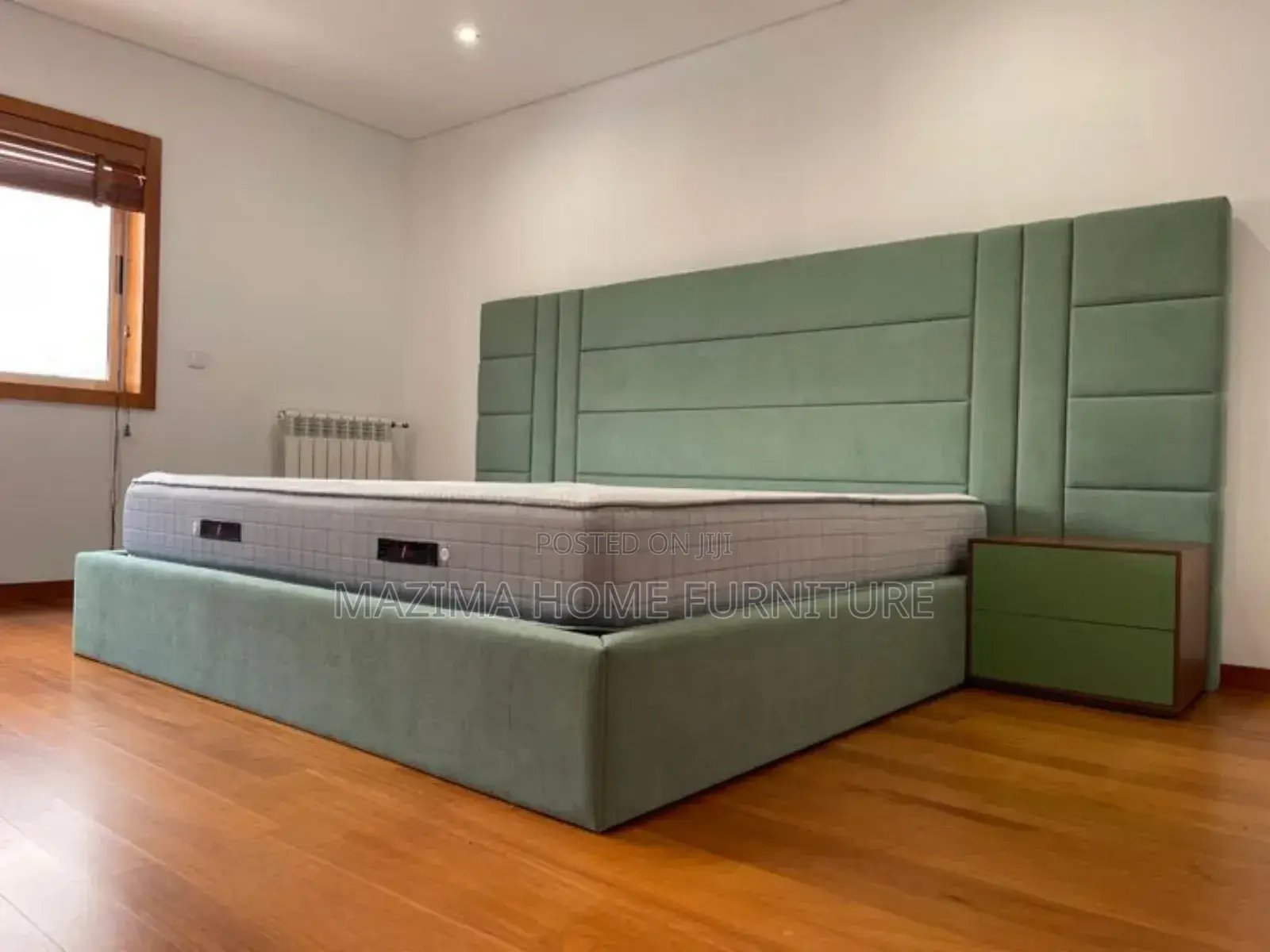 Leather Wood Beds 6x6 King Size