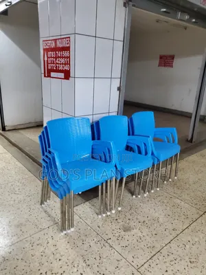Blue Plastic Chairs Plastic Chairs for Garden/Hotels/Bars/Outdoor