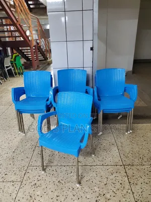 Blue Plastic Chairs Plastic Chairs for Garden/Hotels/Bars/Outdoor