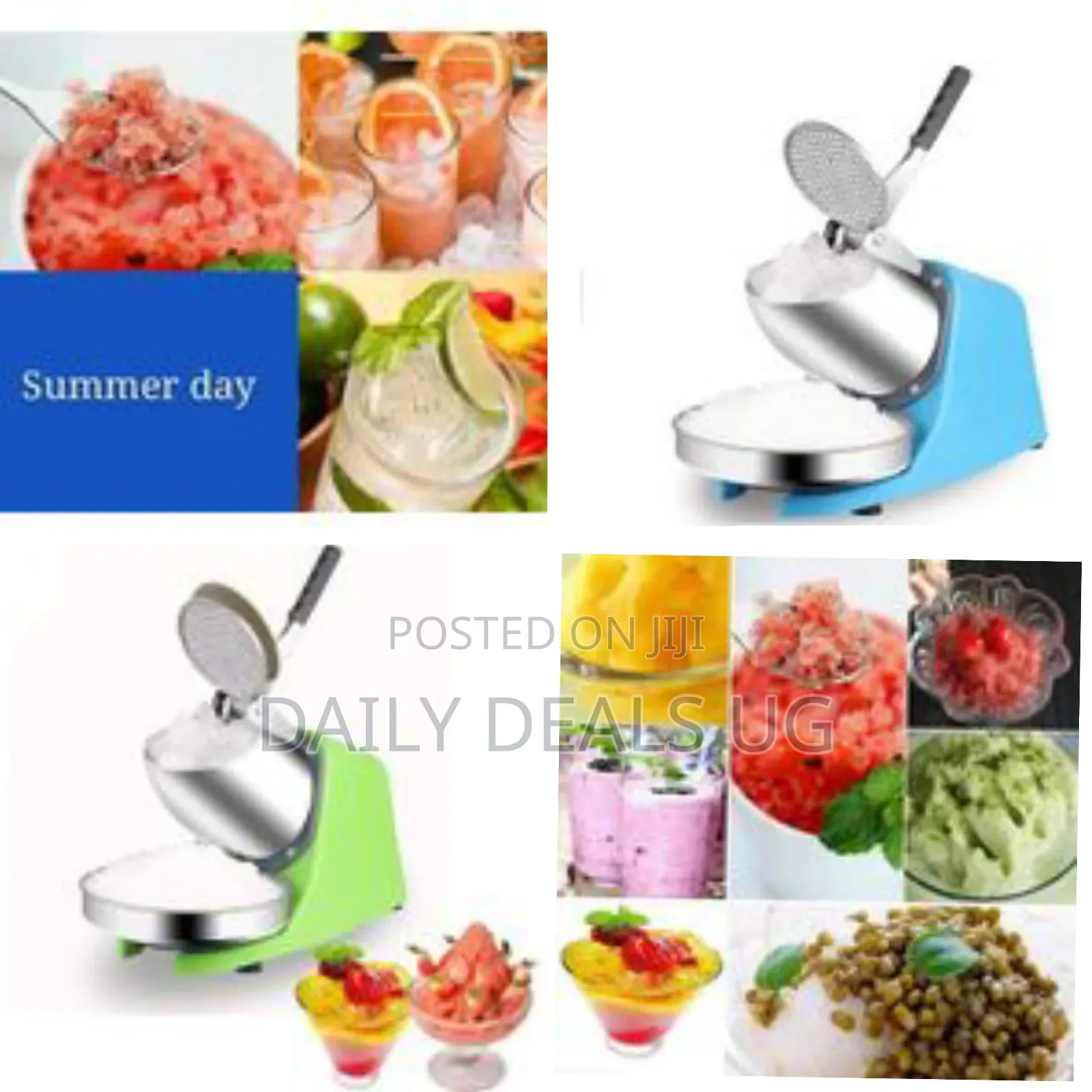 Shaved Ice Machine Snow Cone Machine Ice Crusher With Stainless Steel
