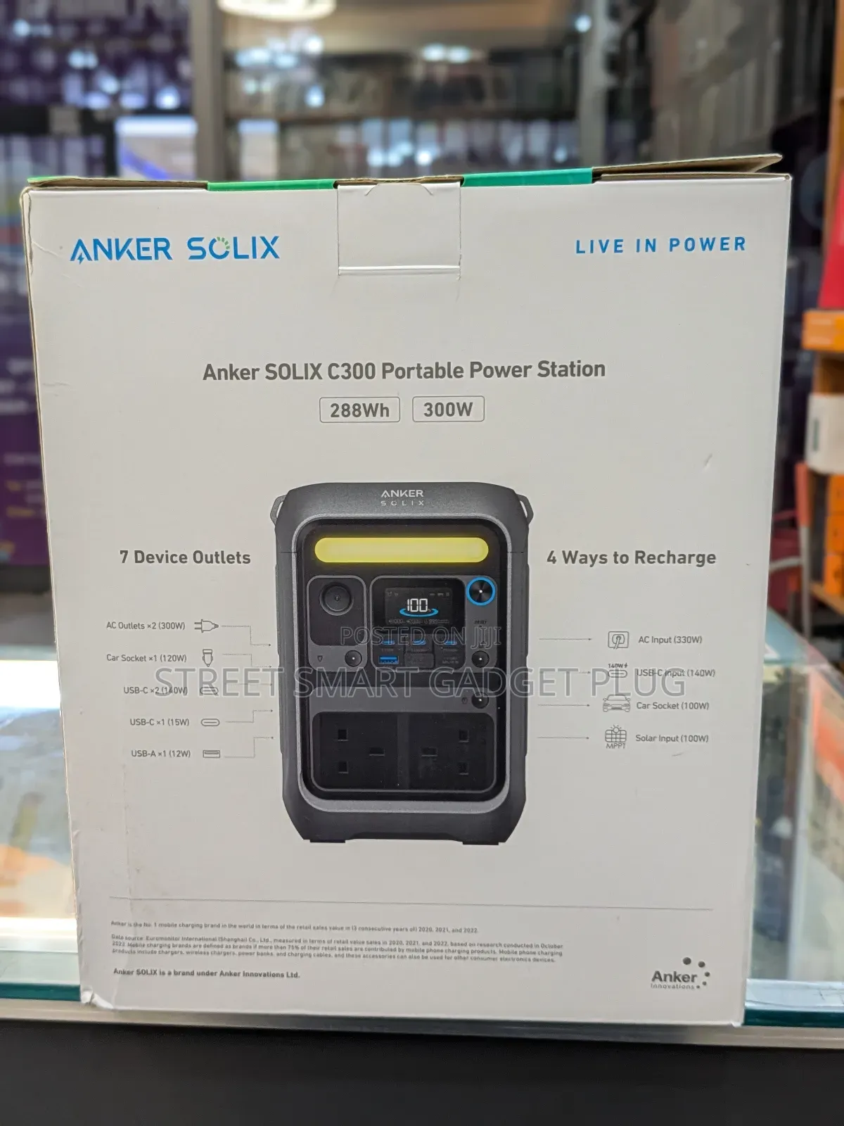 Anker Solix C300x 600watts Power Station