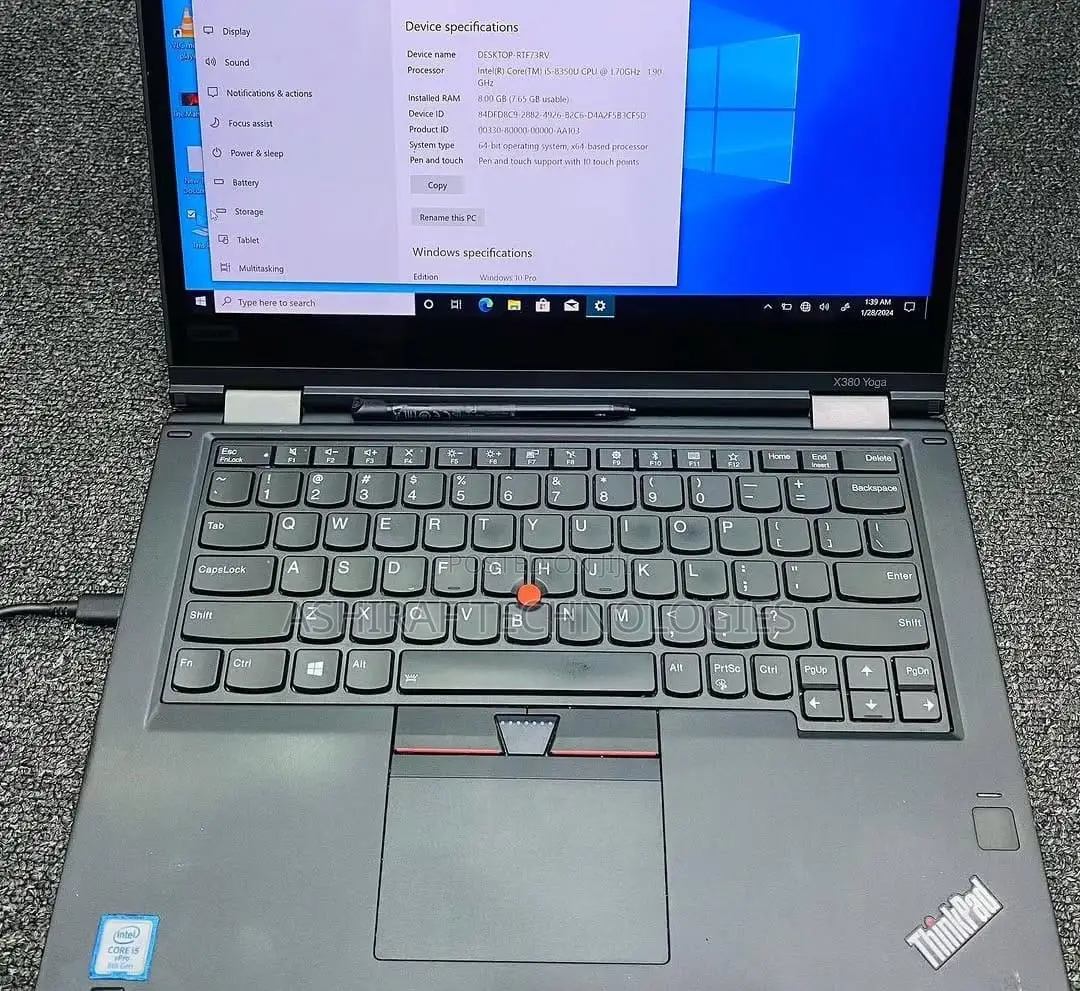 Laptop Lenovo ThinkPad X380 Yoga 8GB Intel Core I5 SSD 256GB