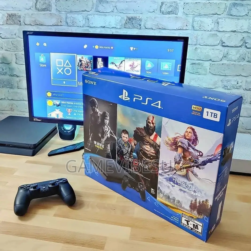 Playstation 4 Slim (Black) Brand New