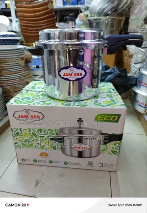 Indian 10-liter Stainless Steel Pressure Cooker.