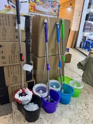 Spin Mops With Buckets.