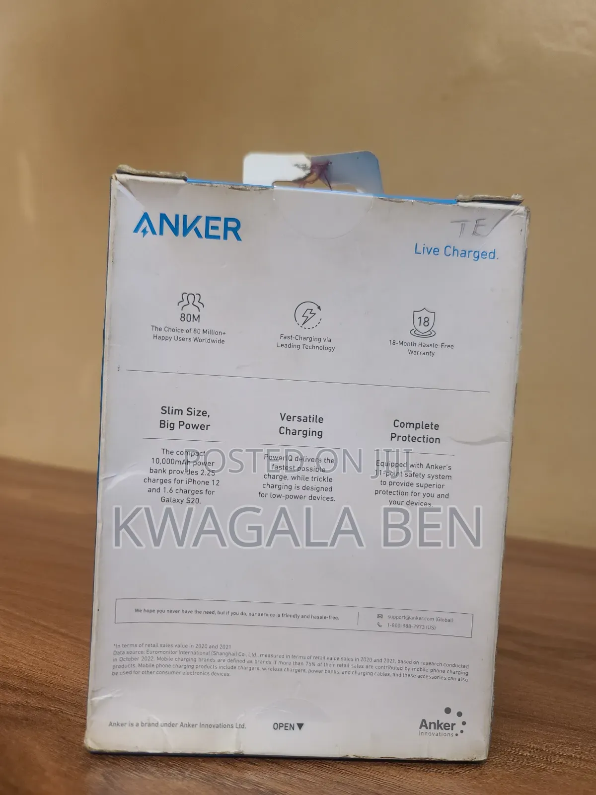 Anker 323 Powercore Piq 10000mah Power Bank