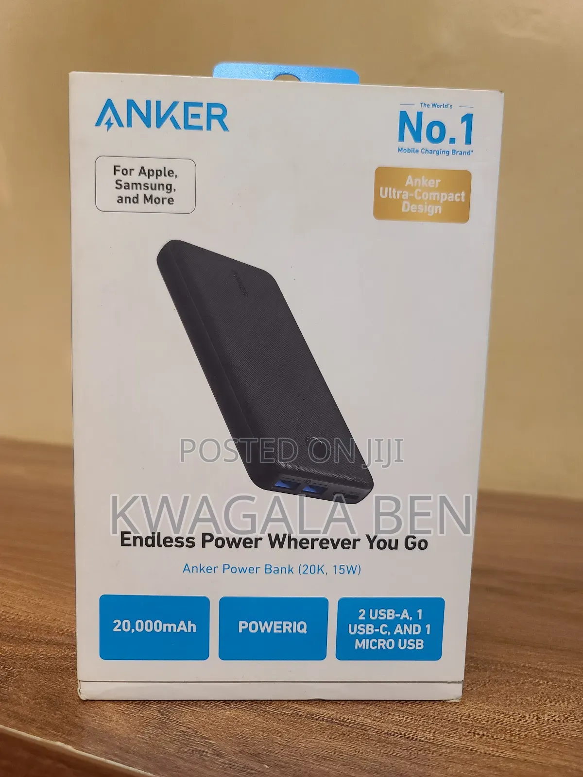 Anker 325 Poweriq 20000mah Power Bank