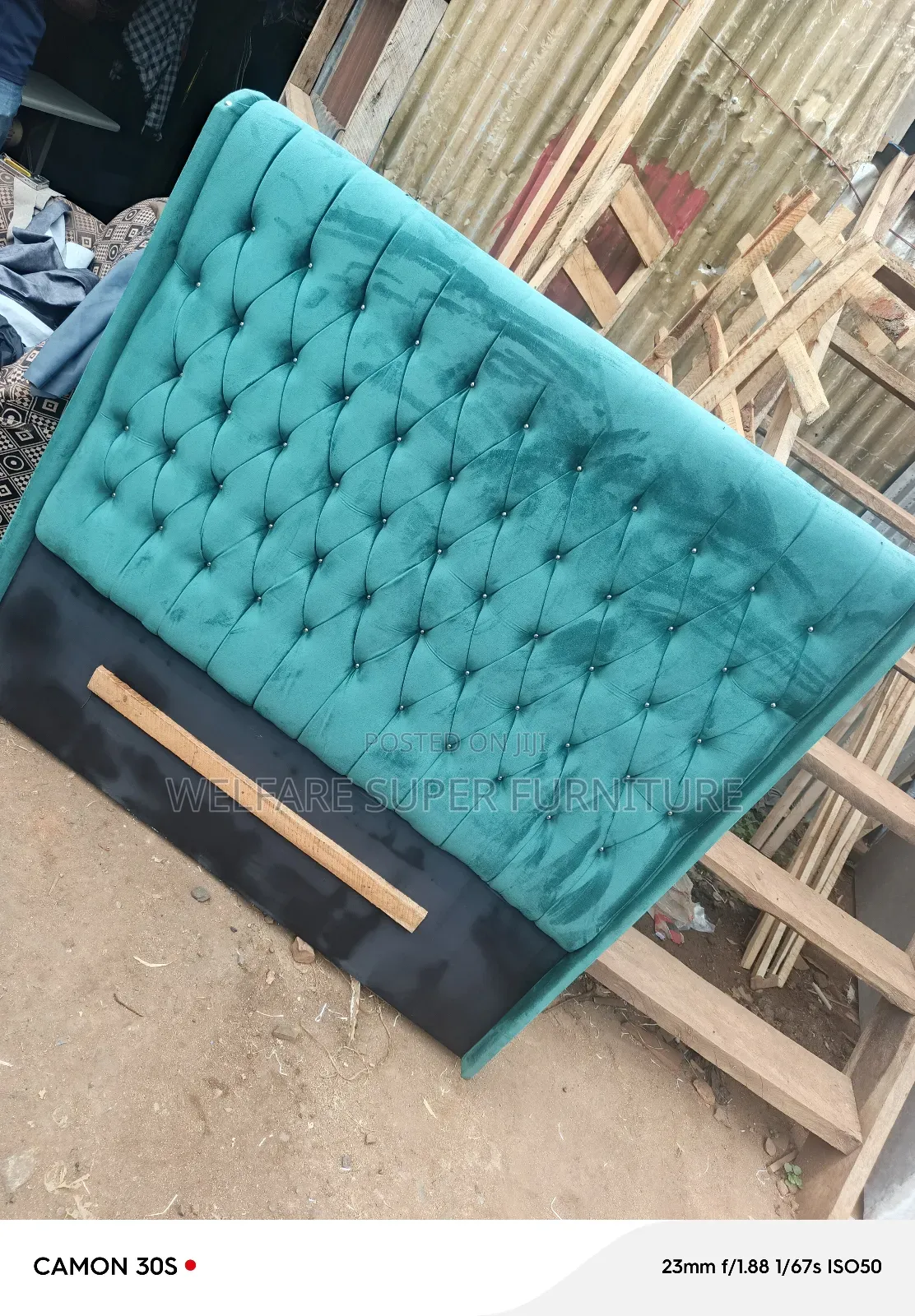 Green Chesterfield Bed in 5 6