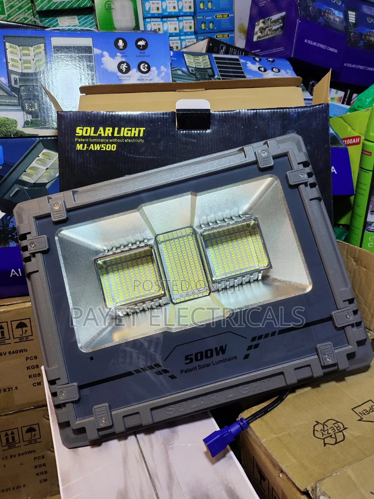 Alien Warrior Solar Flood Light 500watts