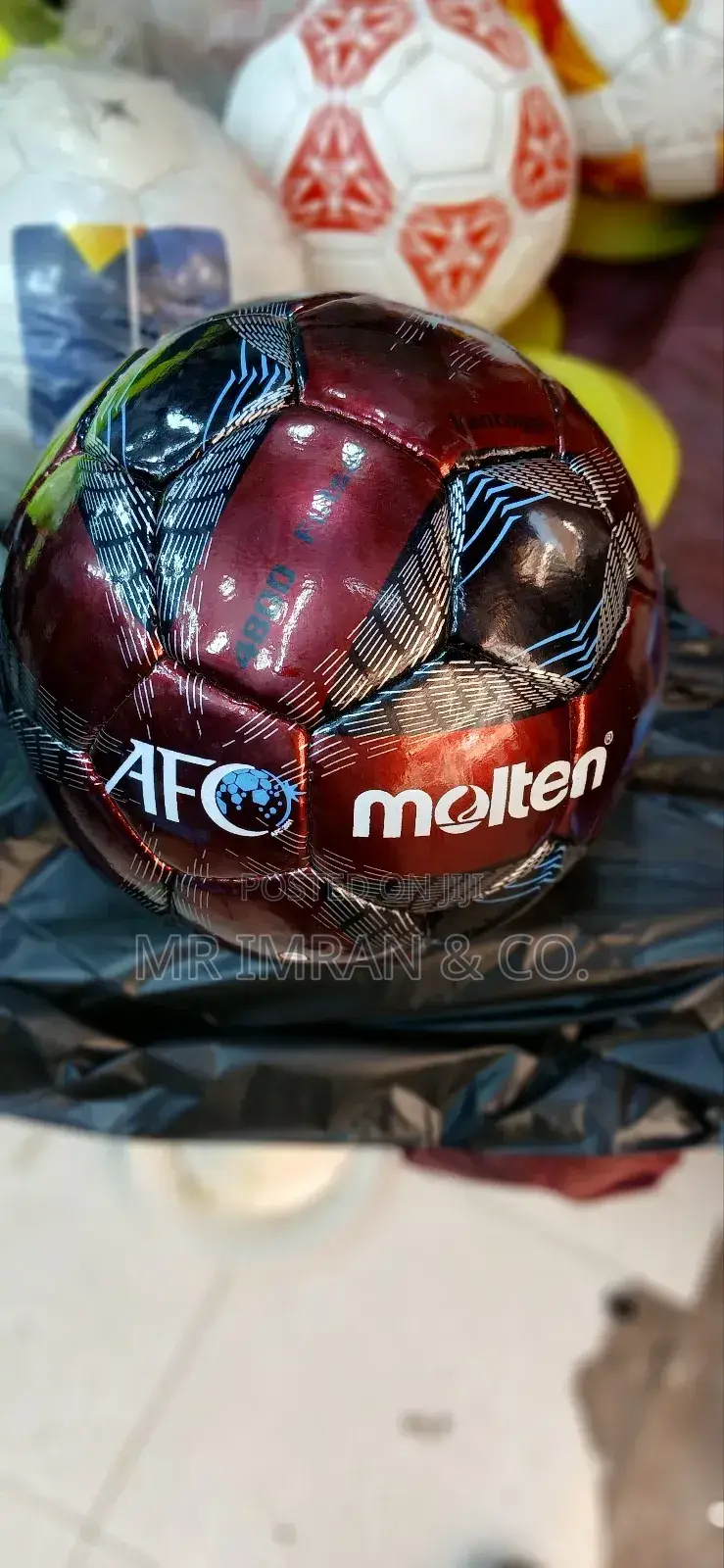 Afc Non Bouncing Football Molten Quality Size 5