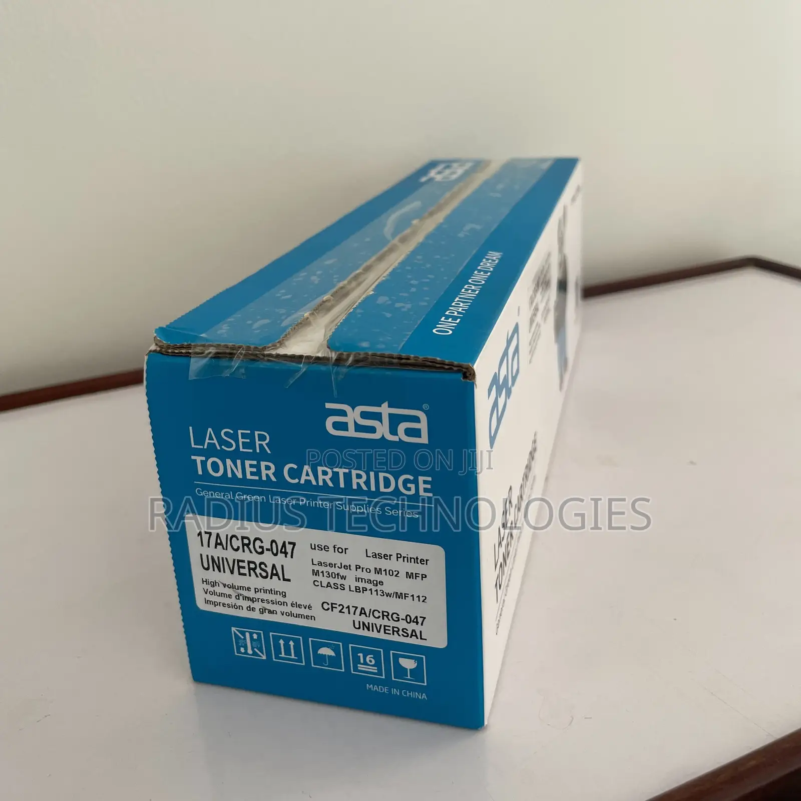 Hp Laser Toner Cartridge 17a/CRG-047 – Universal Black Toner