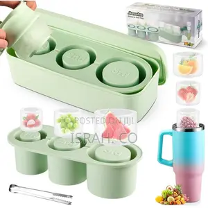 Silicone Ice Cube Tray for Stanley Cup, 3 PCS