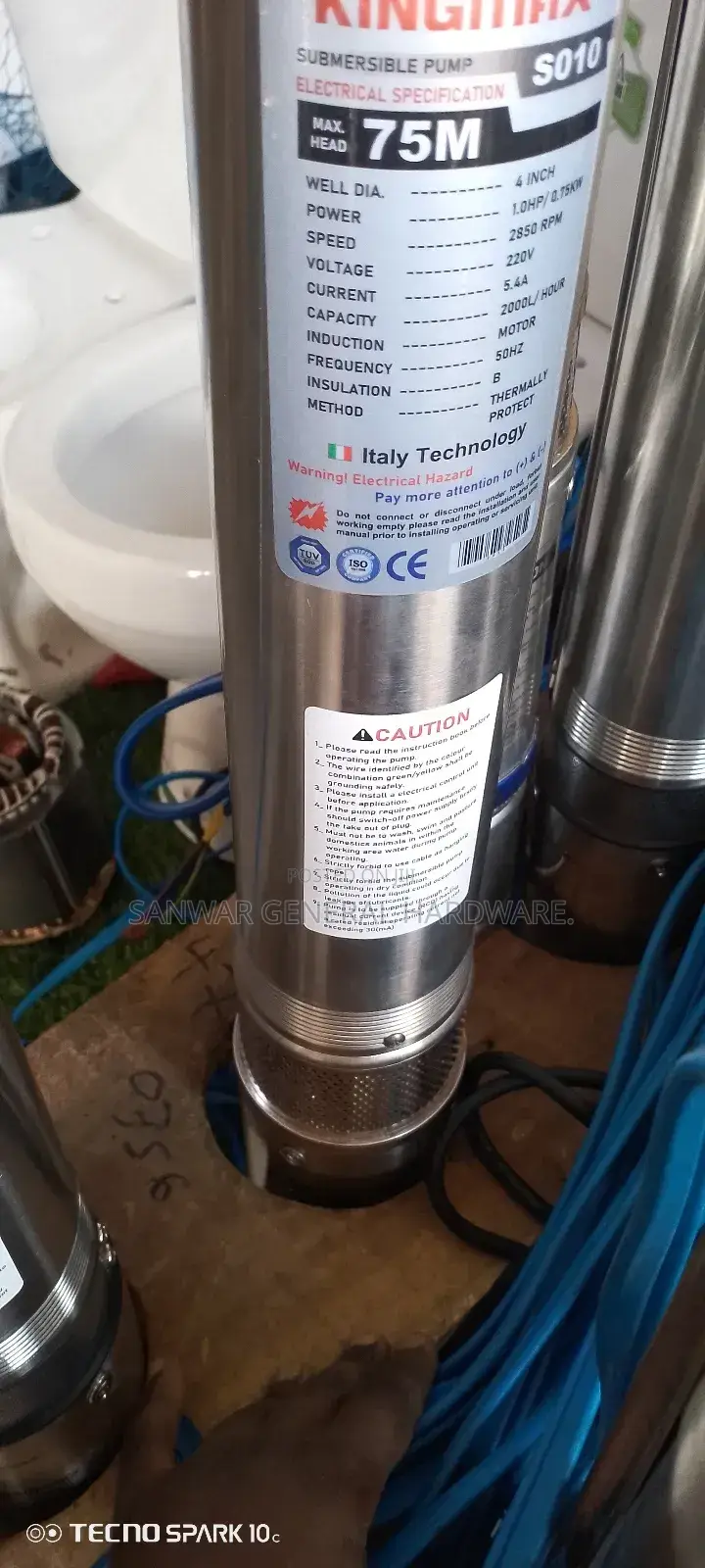 75m, Submersible Water Pumps(Kingmax) -"Suck in the Middle"