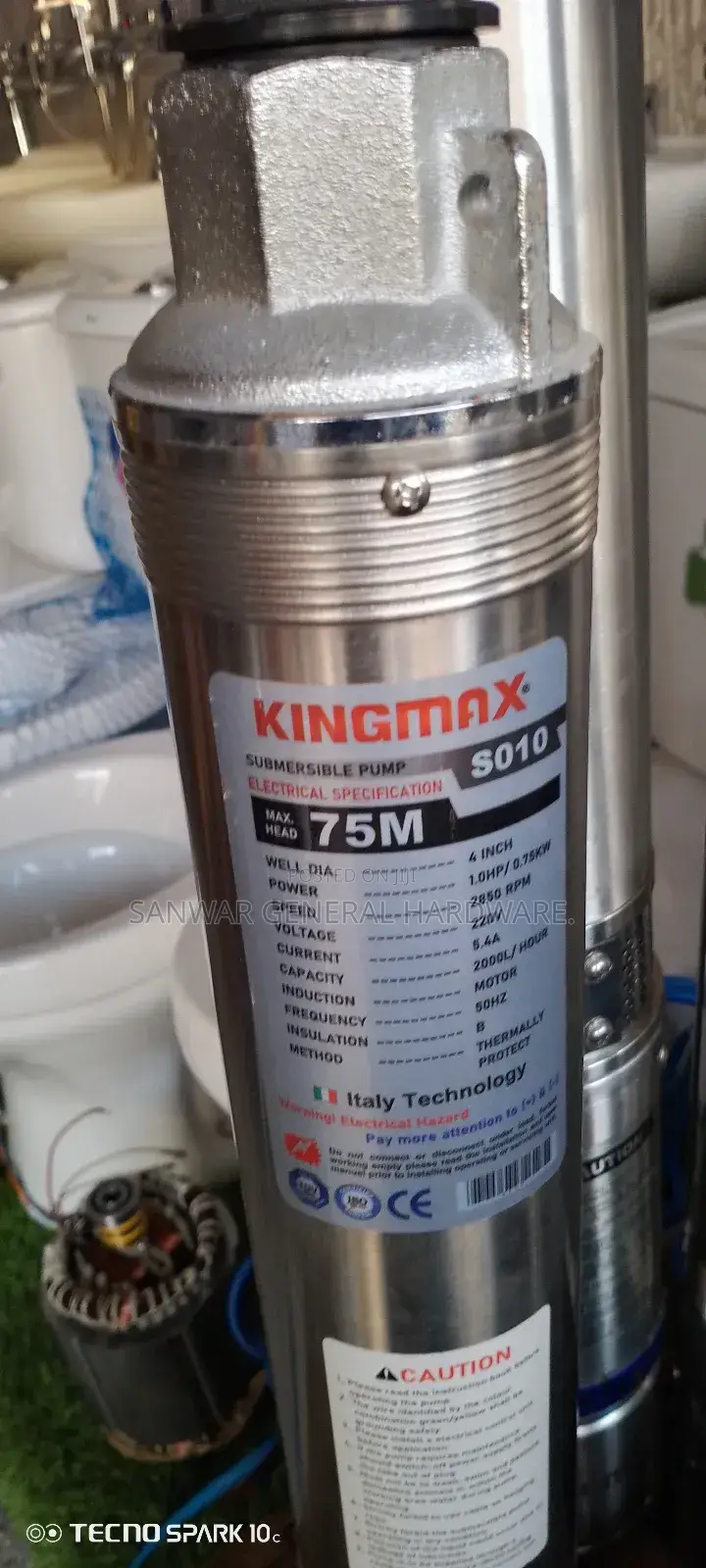 75m, Submersible Water Pumps(Kingmax) -"Suck in the Middle"
