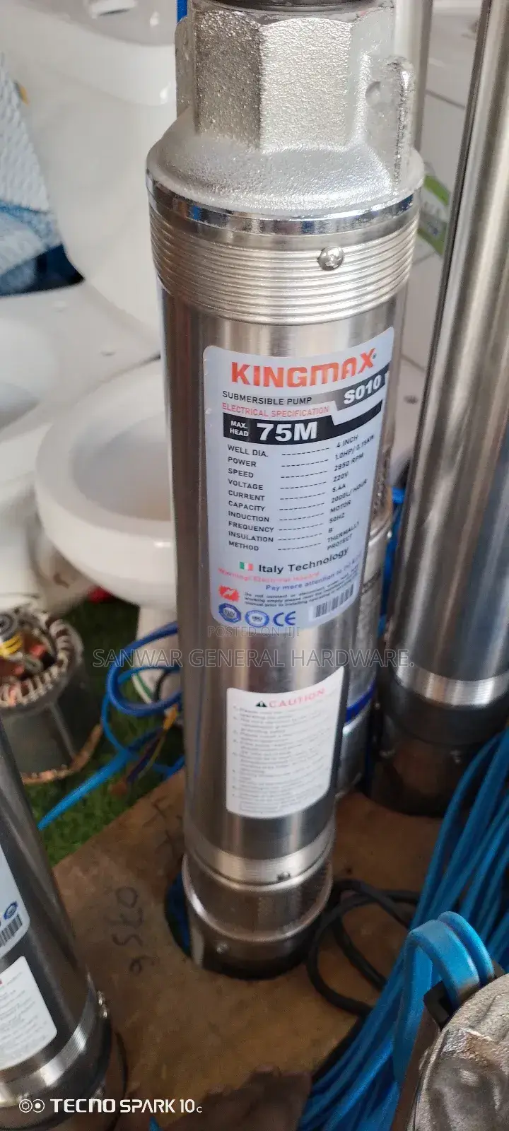 75m, Submersible Water Pumps(Kingmax) -"Suck in the Middle"